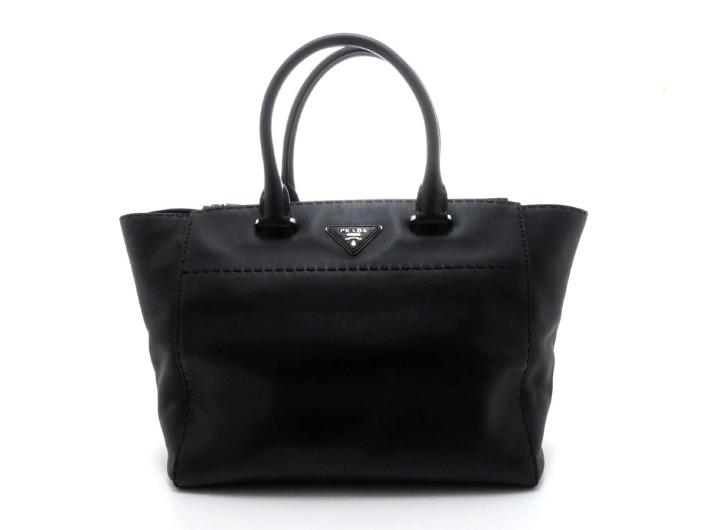 Prada Tote Tessuto Saffiano bag calfskin black